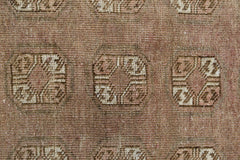 Handmade Vintage Afghan Turkmen Rug | 197 x 129 cm | 6'6" x 4'3" - Najaf Rugs & Textile