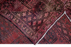 Handmade Vintage Afghan Turkmen Rug | 297 x 234 cm | 9'9" x 7'8" - Najaf Rugs & Textile