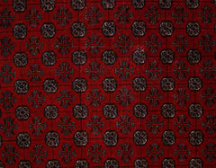 Handmade Vintage Afghan Turkmen Rug | 321 x 241 cm | 10'6" x 7'11" - Najaf Rugs & Textile