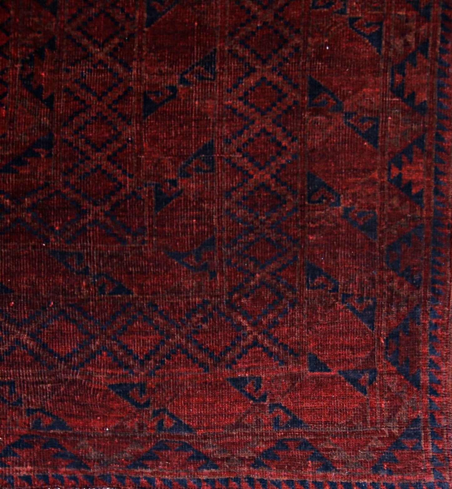 Handmade Vintage Afghan Turkmen Rug | 322 x 244 cm | 10'7" x 8' - Najaf Rugs & Textile