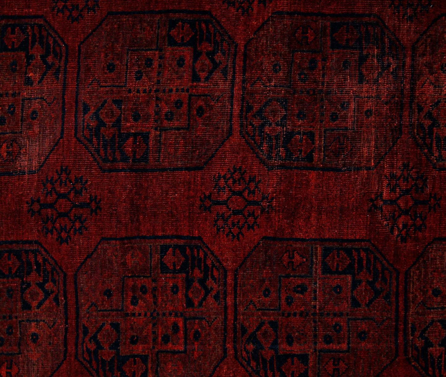 Handmade Vintage Afghan Turkmen Rug | 322 x 244 cm | 10'7" x 8' - Najaf Rugs & Textile