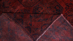 Handmade Vintage Afghan Turkmen Rug | 322 x 244 cm | 10'7" x 8' - Najaf Rugs & Textile