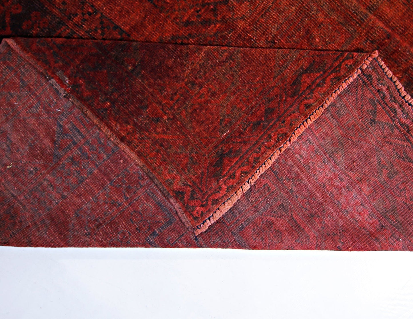 Handmade Vintage Afghan Turkmen Rug | 352 x 236 cm | 11'6" x 7'9" - Najaf Rugs & Textile