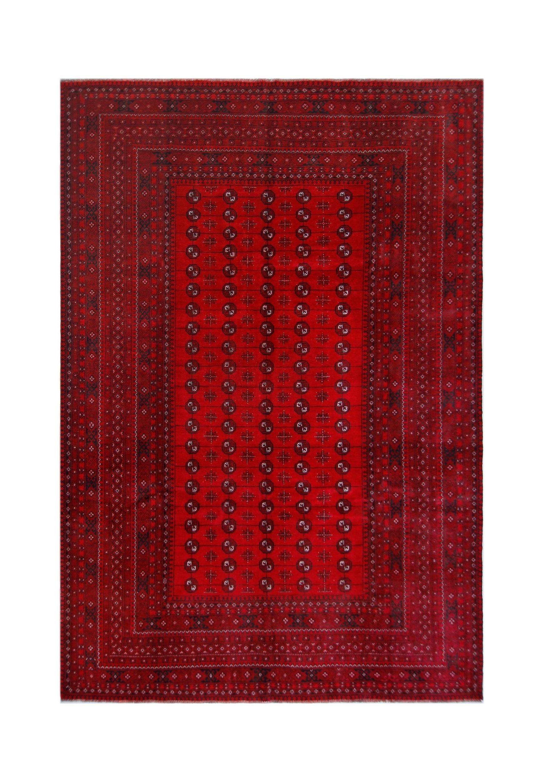 Vintage Afghan Turkmen Rug