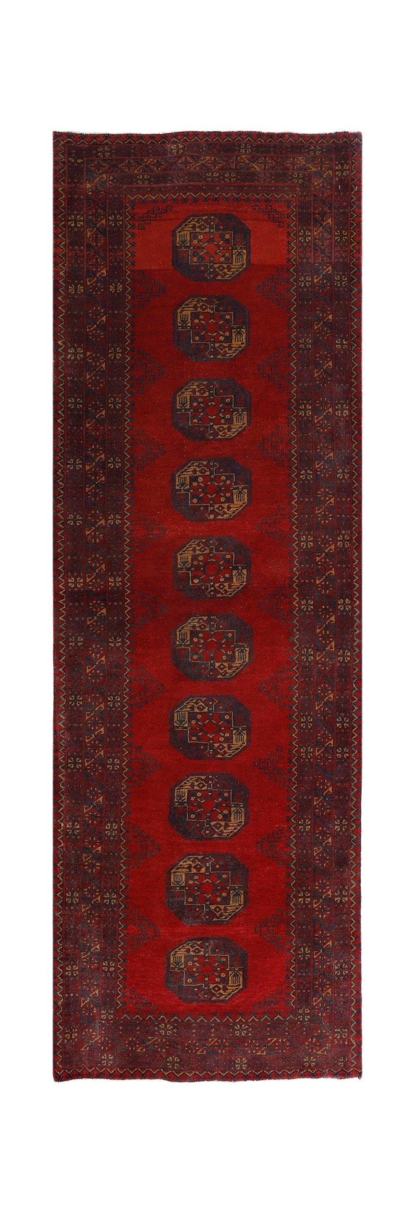 Vintage Afghan Turkmen Runner