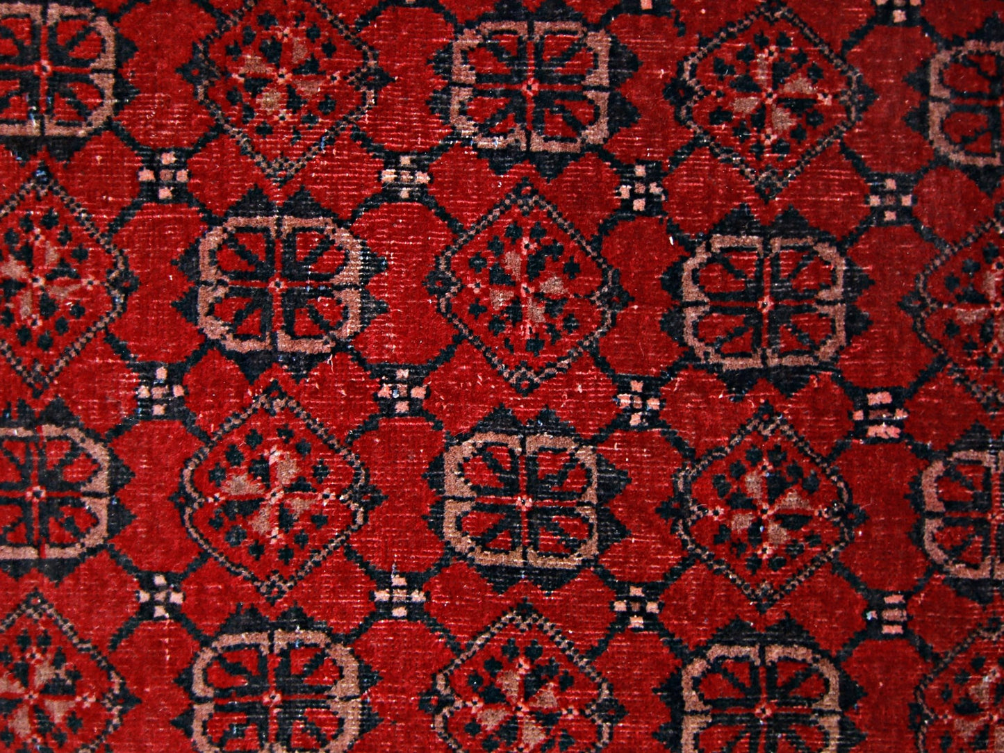 Handmade Vintage Afghan Turkmen Hallway Runner | 364 x 73 cm | 11’11” x 2’5” - Najaf Rugs & Textile