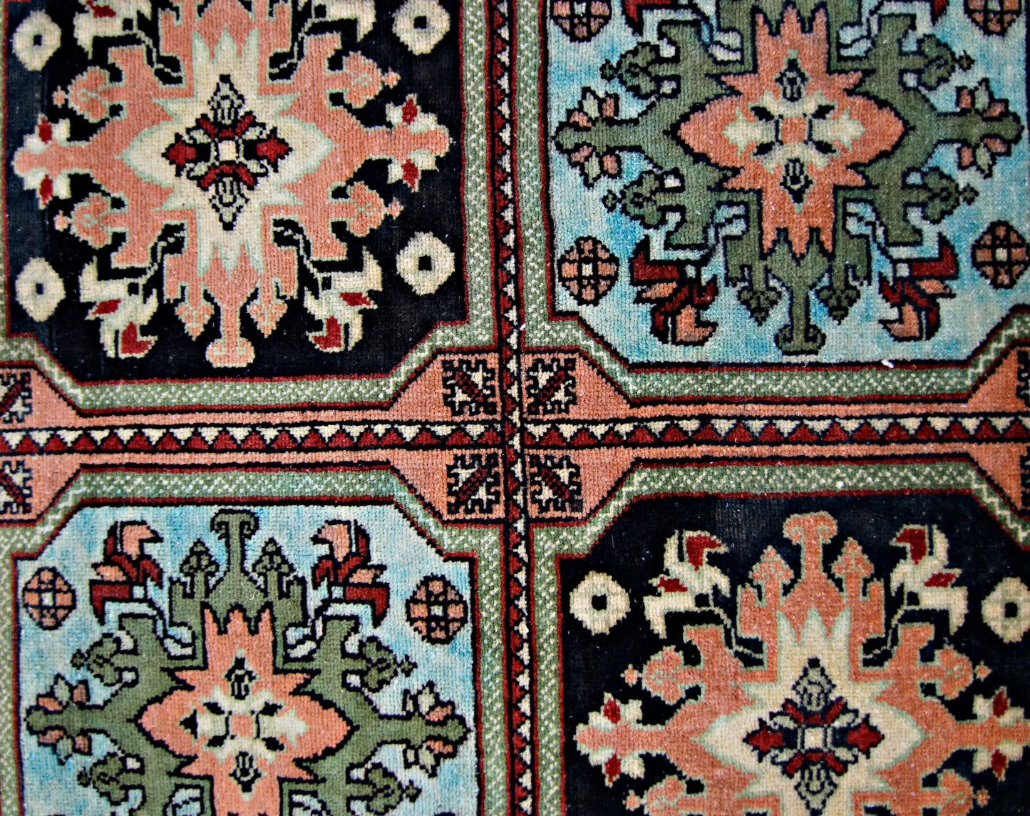 Handmade Vintage Persian Hallway Runner | 316 x 89 cm | 10'5" x 2'11" - Najaf Rugs & Textile