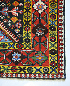 Handmade Vintage Persian Shiraz Rug | 167 x 109 cm | 5'6" x 3'7" - Najaf Rugs & Textile