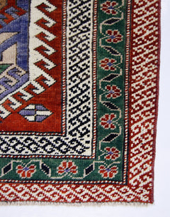 Handmade Vintage Caucasian Rug | 170 x 119 cm | 5'7" x 3'11" - Najaf Rugs & Textile