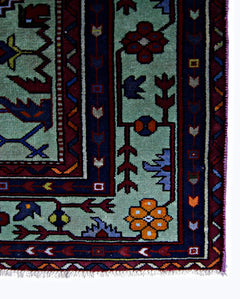 Handmade Vintage Caucasian Rug | 172 x 126 cm | 5'8" x 4'1" - Najaf Rugs & Textile