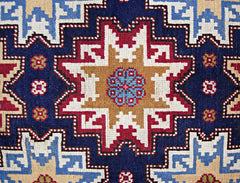 Handmade Vintage Caucasian Rug | 177 x 93 cm | 5'10" x 3'1" - Najaf Rugs & Textile