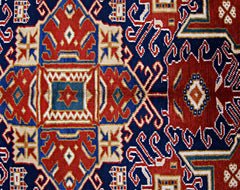 Handmade Vintage Caucasian Rug | 184 x 105 cm | 6' x 3'5" - Najaf Rugs & Textile