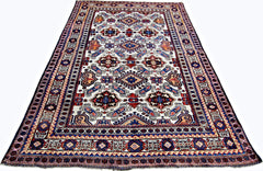 Handmade Tribal Afghan Balouch Rug | 256 x 155 cm | 8'5" x 5'1" - Najaf Rugs & Textile