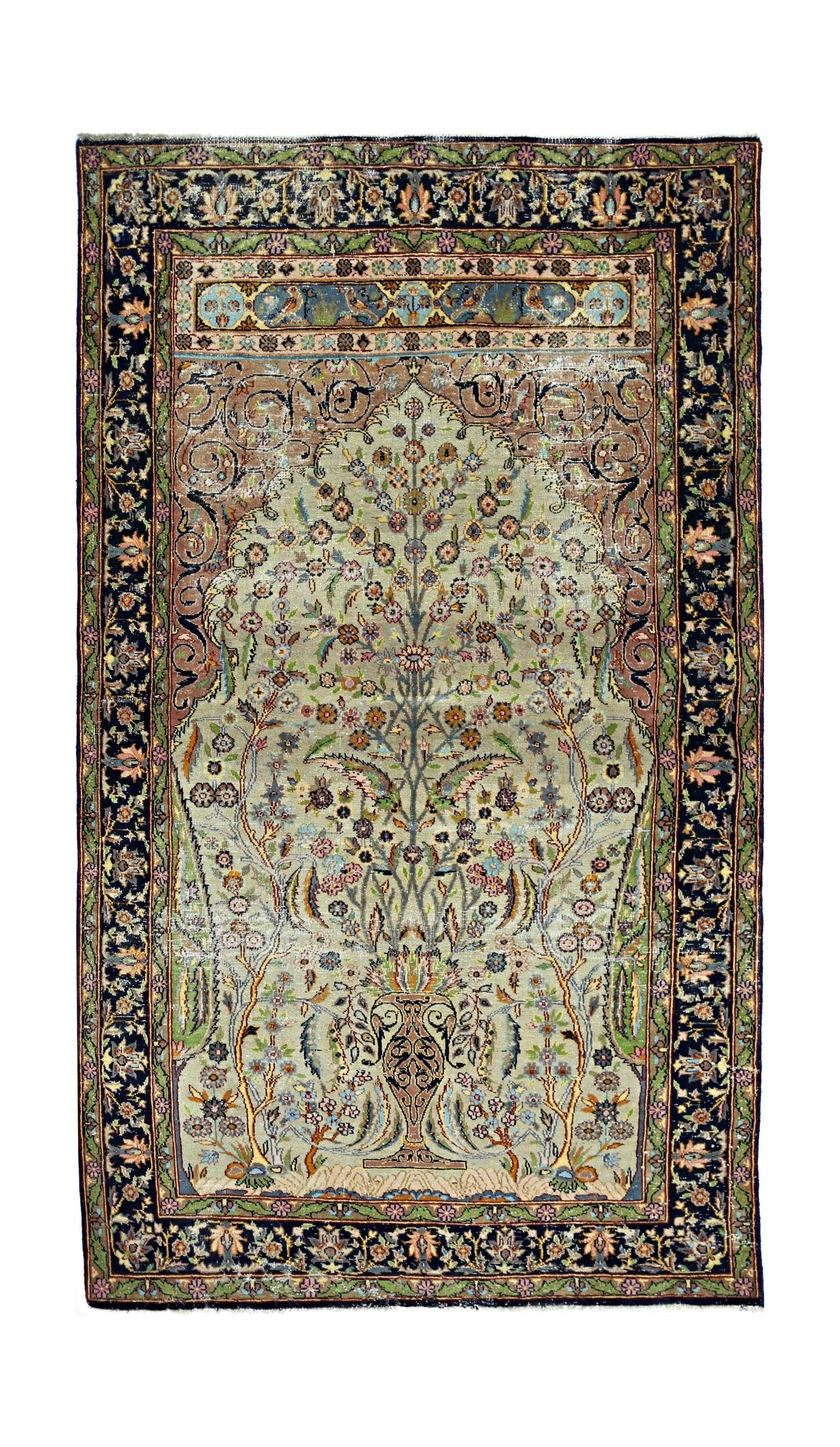 Vintage Pakistani Prayer Rug