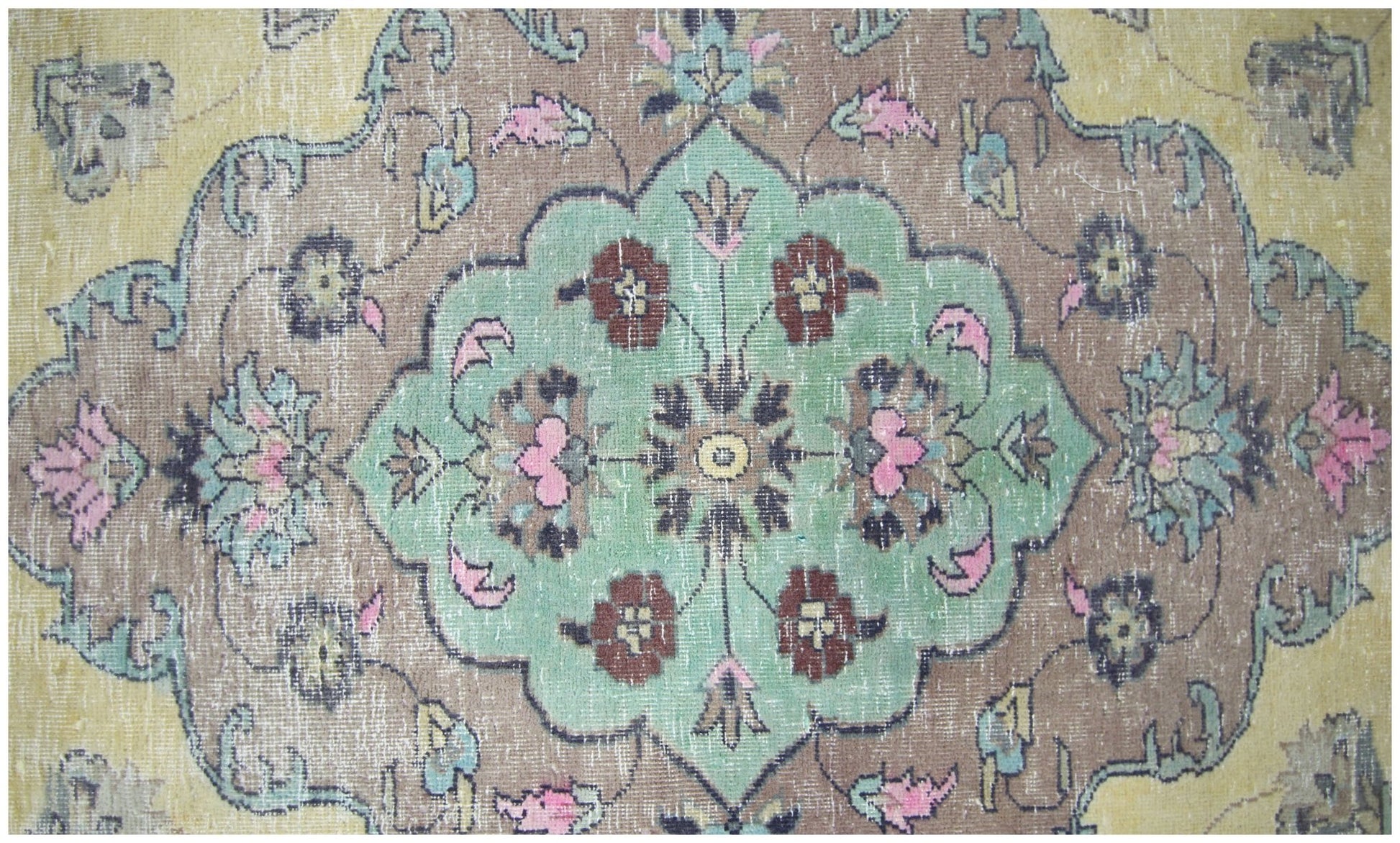 Handmade Vintage Persian Kerman Rug | 347 x 246 cm | 11'4" x 8'1" - Najaf Rugs & Textile