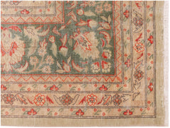 Handmade Vintage Traditional Pakistani Rug | 370 x 273 cm | 12'2" x 9' - Najaf Rugs & Textile
