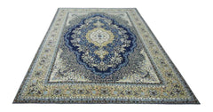 Handmade Vintage Traditional Pakistani Rug | 378 x 258 cm | 12'5" x 8'6" - Najaf Rugs & Textile