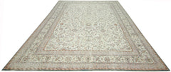 Handmade Vintage Traditional Pakistani Rug | 389 x 292 cm | 12'9" x 9'7" - Najaf Rugs & Textile