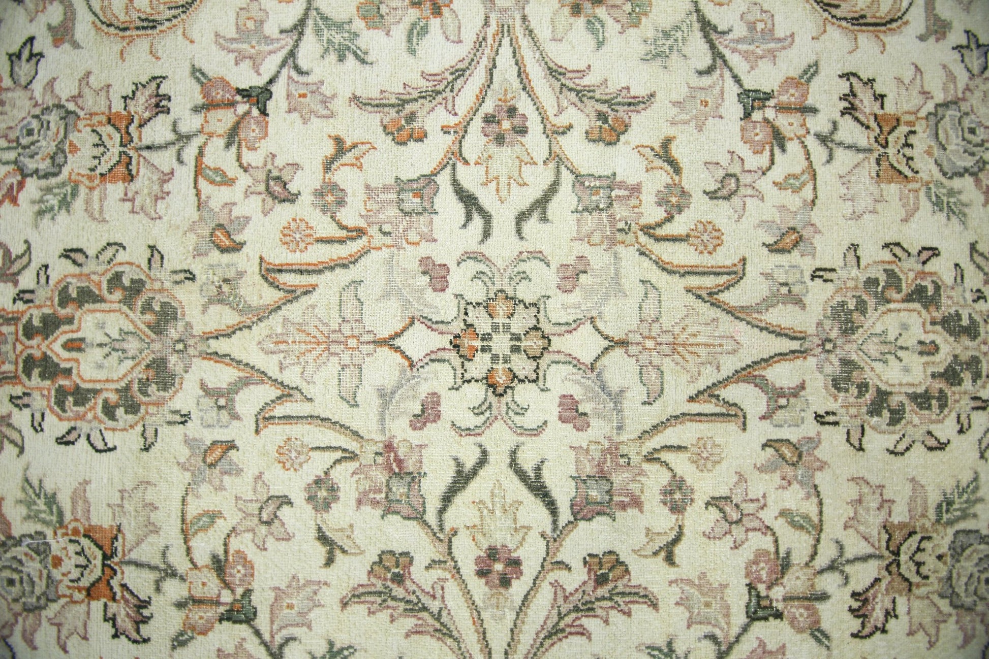 Handmade Vintage Traditional Pakistani Rug | 389 x 292 cm | 12'9" x 9'7" - Najaf Rugs & Textile