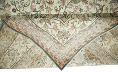 Handmade Vintage Traditional Pakistani Rug | 389 x 292 cm | 12'9" x 9'7" - Najaf Rugs & Textile