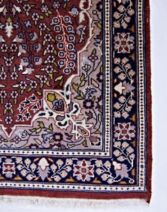 Handmade Vintage Pakistani Hallway Runner | 191 x 63 cm | 6'3" x 2'1" - Najaf Rugs & Textile