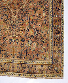 Handmade Vintage Pakistani Hallway Runner | 205 x 63 cm | 6'9" x 2'1" - Najaf Rugs & Textile
