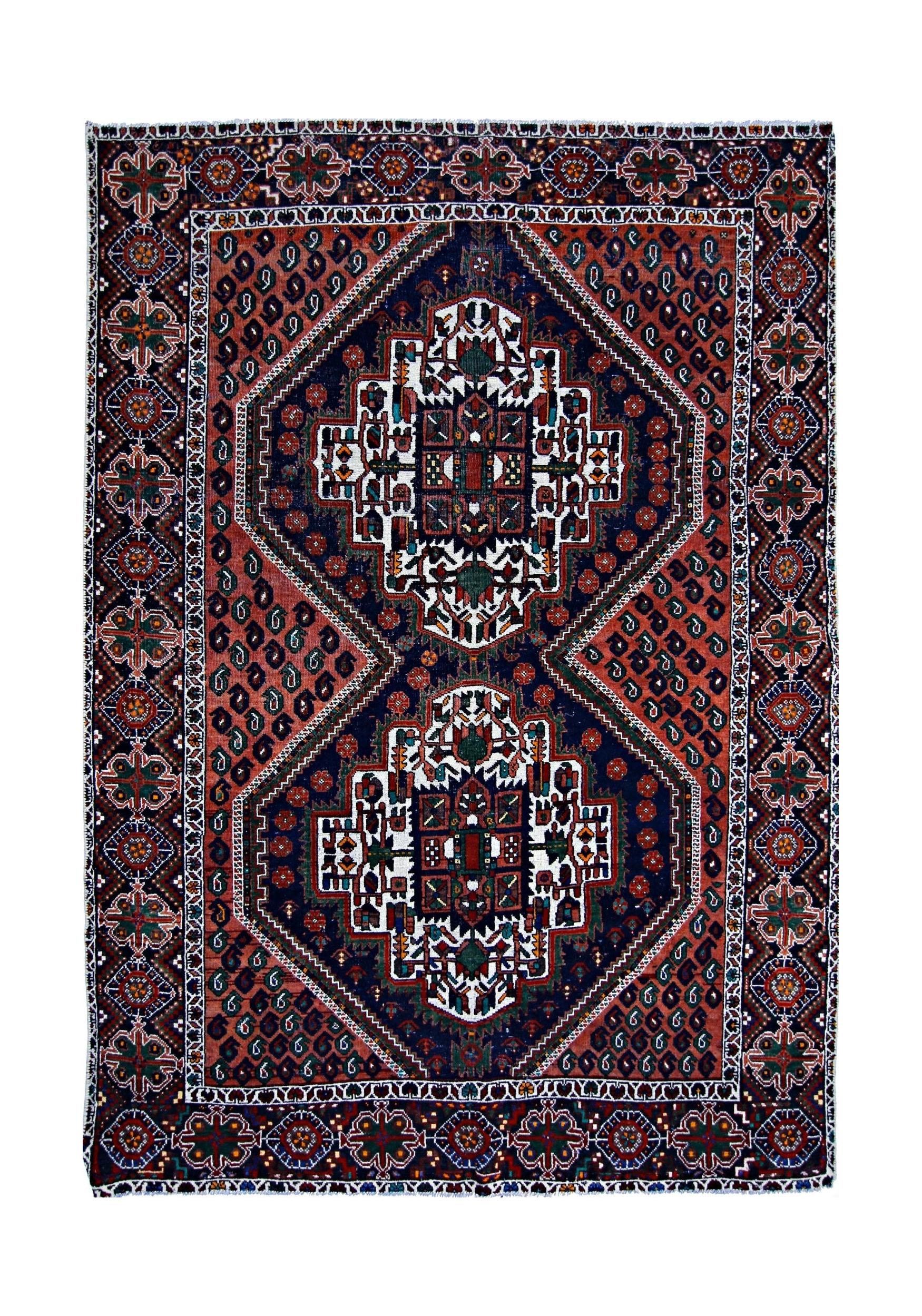 Vintage Persian Afshar Rug