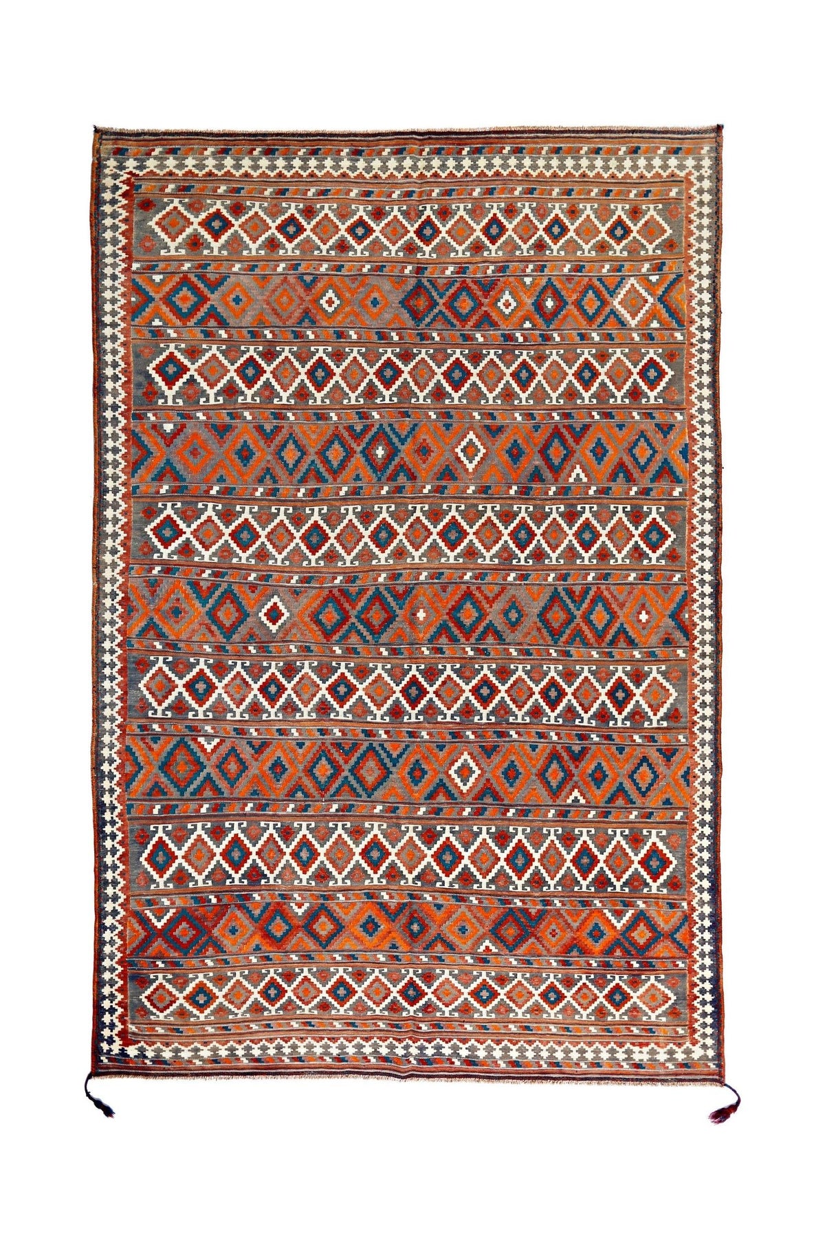 Vintage Persian Afshari Kilim