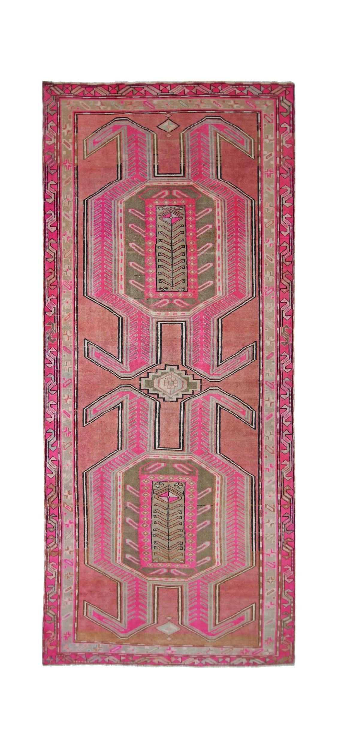 Vintage Persian Ardabil Rug