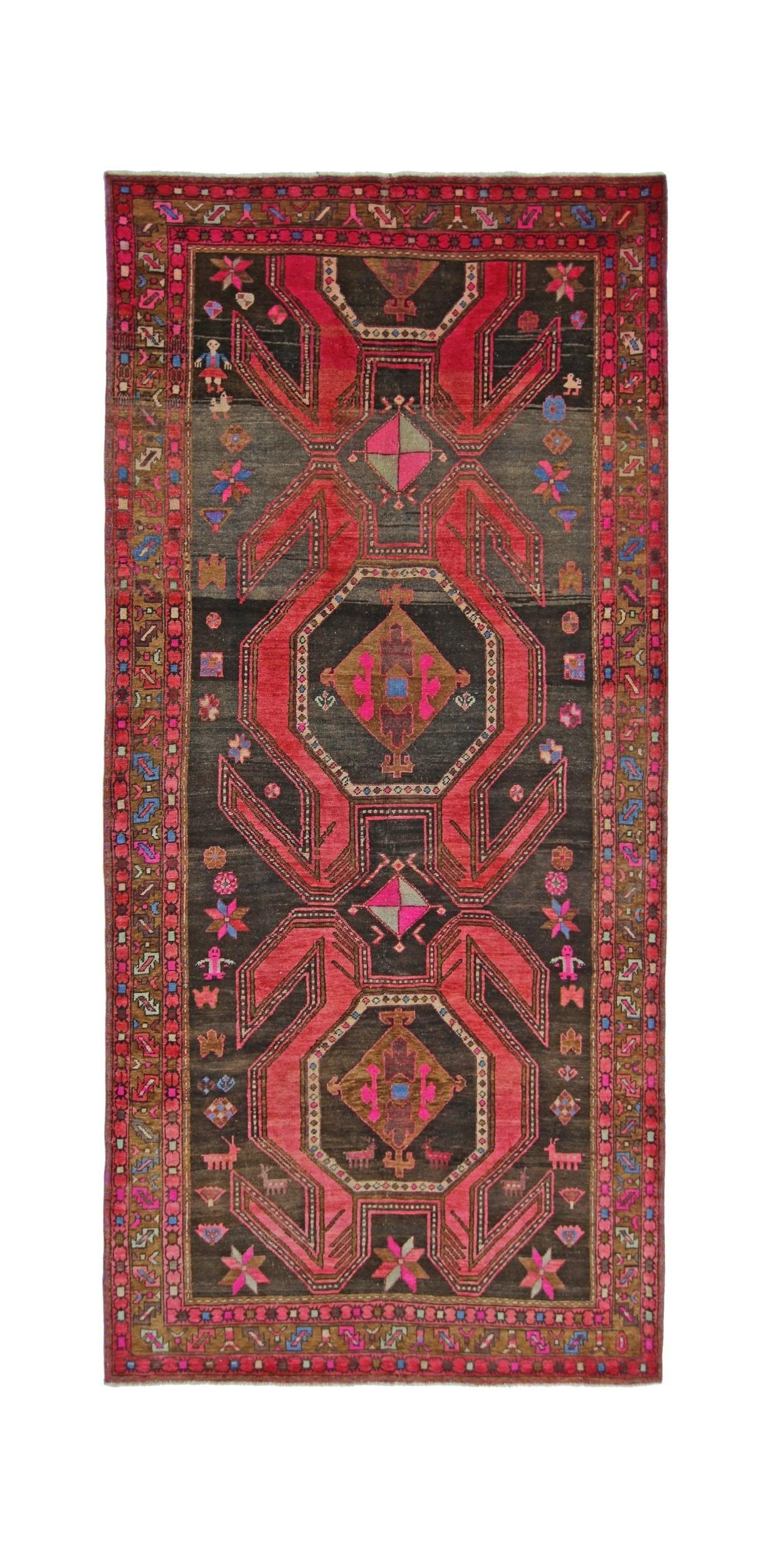 Vintage Persian Ardabil Rug