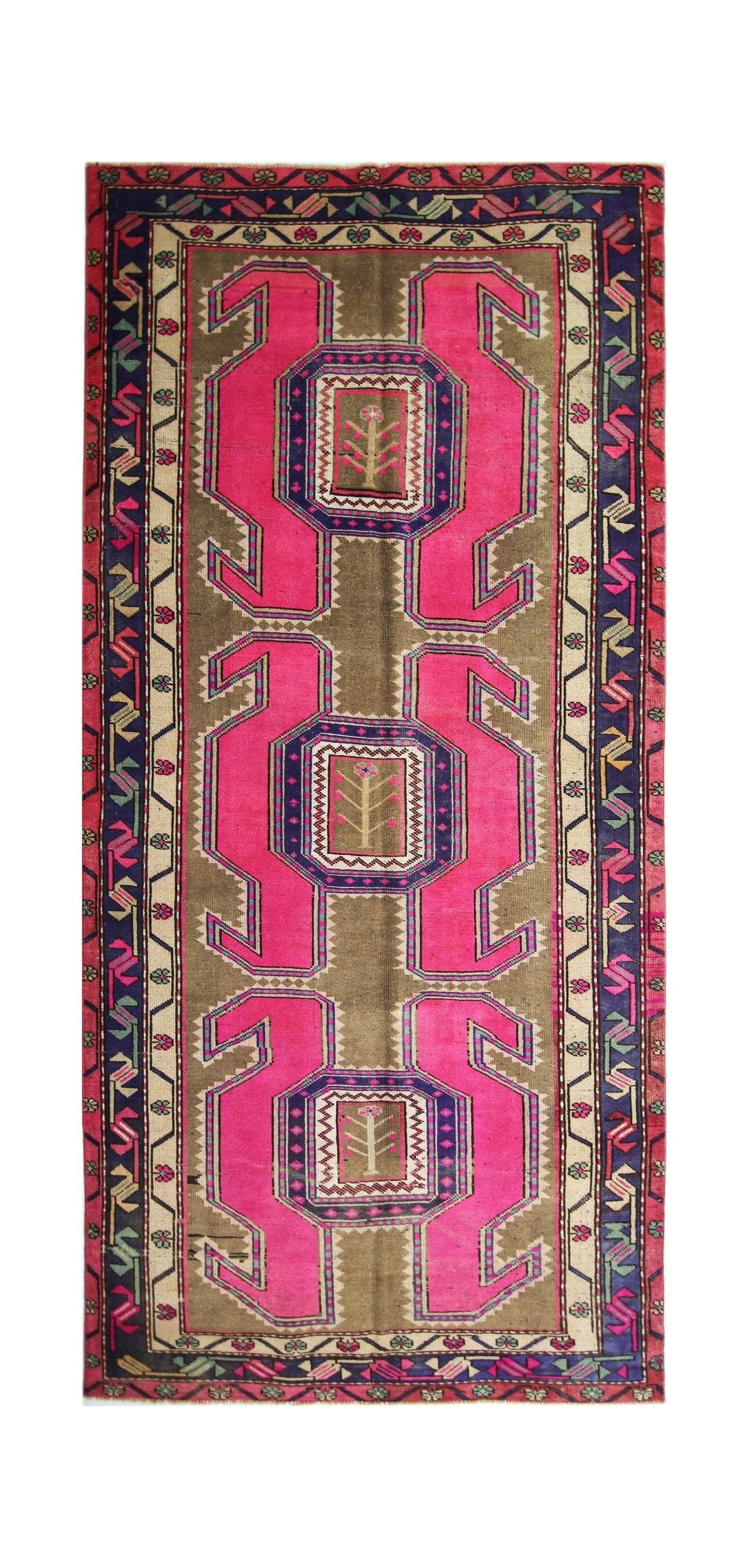 Vintage Persian Ardabil Rug