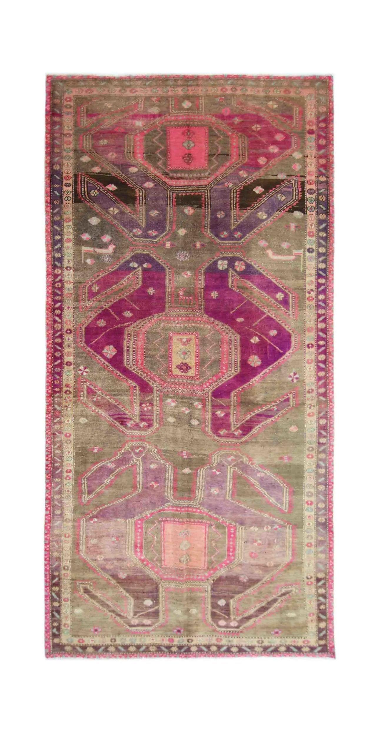 Vintage Persian Ardabil Rug