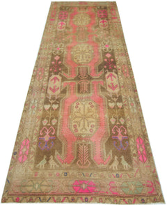 Handmade Vintage Persian Ardebil Rug | 302 x 129 cm | 9'11" x 4'3" - Najaf Rugs & Textile