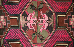 Handmade Vintage Persian Rug | 276 x 126 cm | 9'1" x 4'2" - Najaf Rugs & Textile