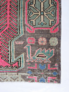 Handmade Vintage Persian Ardebil Hallway Runner | 279 x 76 cm | 9'2" x 2'6" - Najaf Rugs & Textile