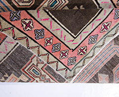 Handmade Vintage Persian Hallway Runner | 285 x 116 cm | 9'4" x 3'10" - Najaf Rugs & Textile