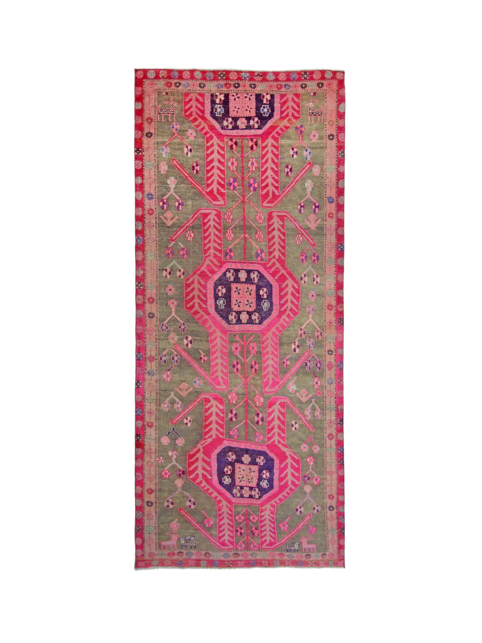 Vintage Persian Ardabil Runner