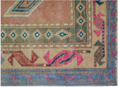Handmade Vintage Persian Ardebil Rug | 299 x 120 cm | 9'10" x 3'11" - Najaf Rugs & Textile