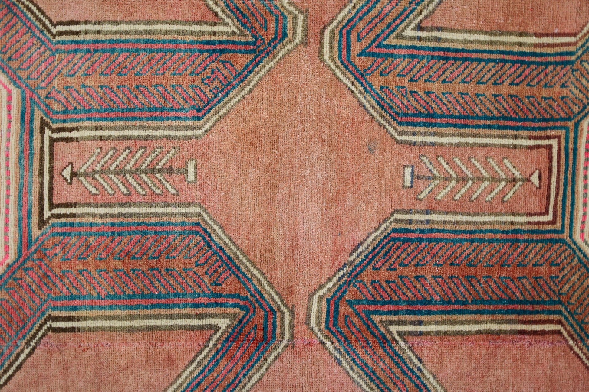Handmade Vintage Persian Ardebil Rug | 299 x 120 cm | 9'10" x 3'11" - Najaf Rugs & Textile
