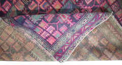 Handmade Vintage Persian Ardebil Hallway Runner | 300 x 127 cm | 9'10" x 4'2" - Najaf Rugs & Textile