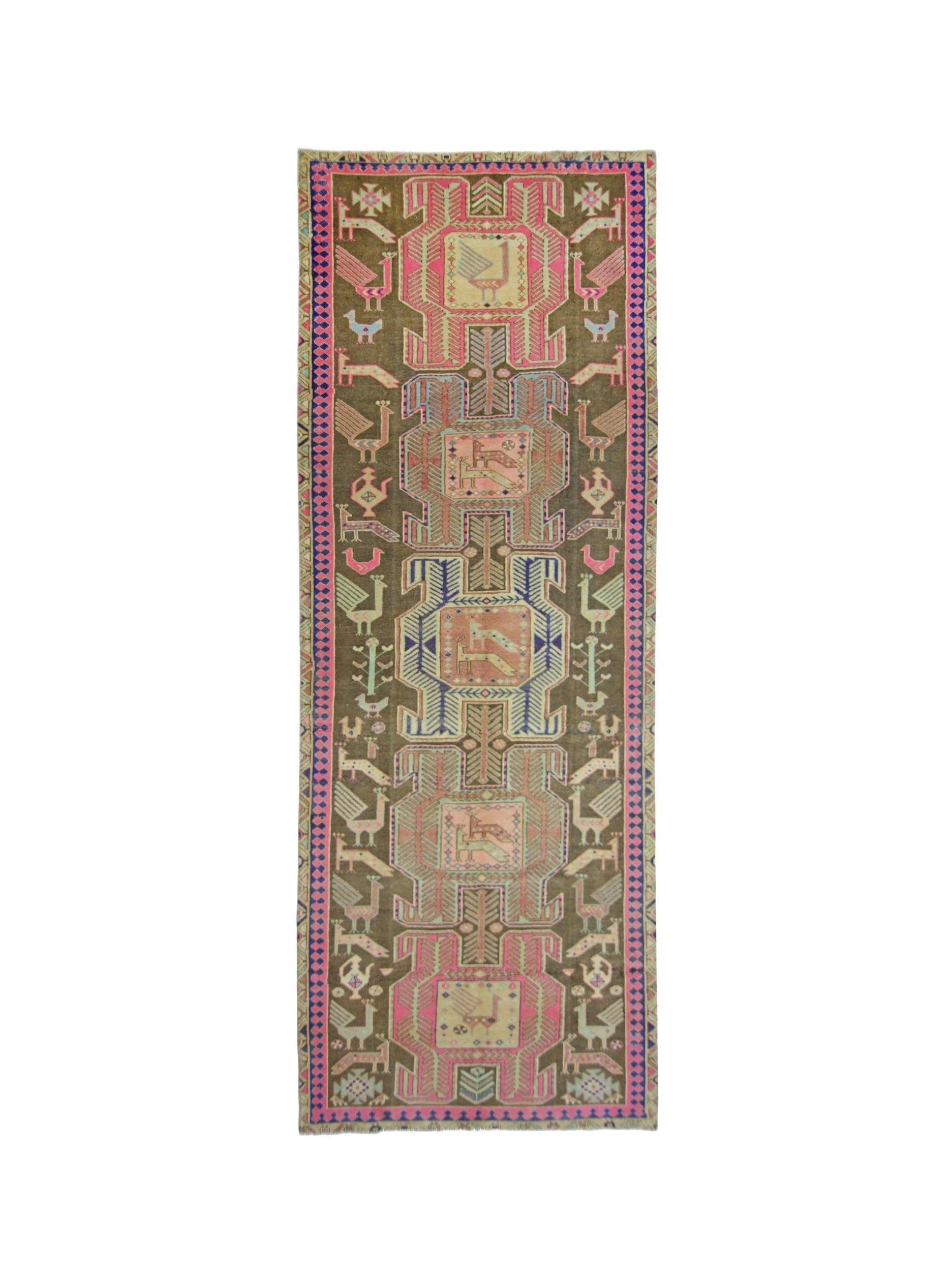 Vintage Persian Ardabil Runner