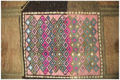 Handmade Vintage Persian Ardebil Hallway Runner | 384 x 99 cm | 12'7" x 3'3" - Najaf Rugs & Textile