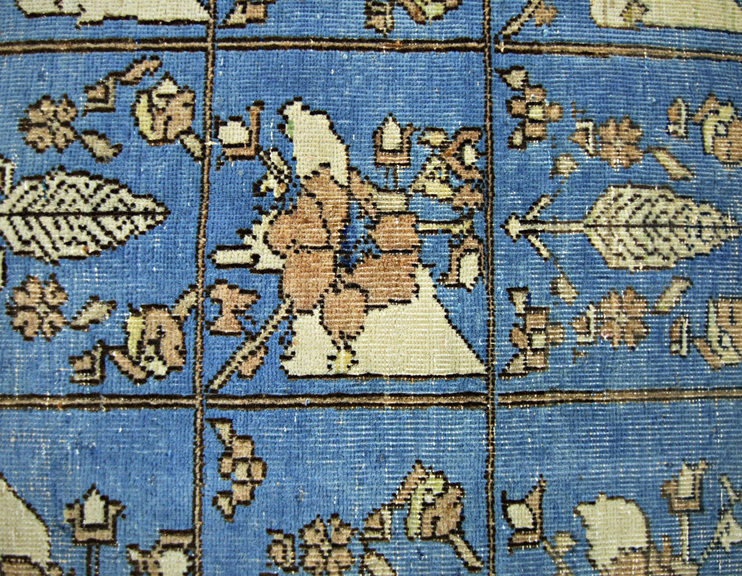 Handmade Vintage Persian Bakhtiar Rug | 219 x 125 cm | 7'2" x 4'1" - Najaf Rugs & Textile