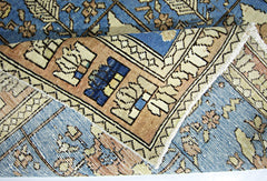 Handmade Vintage Persian Bakhtiar Rug | 219 x 125 cm | 7'2" x 4'1" - Najaf Rugs & Textile