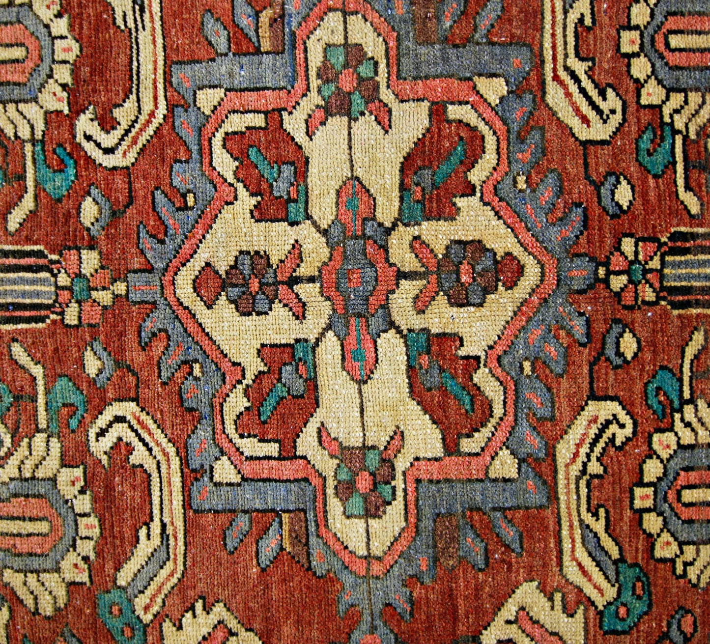 Handmade Vintage Persian Bakhtiar Rug | 245 x 158 cm | 8' x 5'2" - Najaf Rugs & Textile