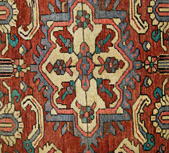 Handmade Vintage Persian Bakhtiar Rug | 245 x 158 cm | 8' x 5'2" - Najaf Rugs & Textile