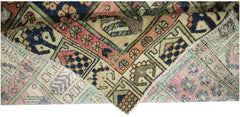 Handmade Vintage Persian Bakhtiar Rug | 260 x 200 cm | 8'6" x 6'7" - Najaf Rugs & Textile