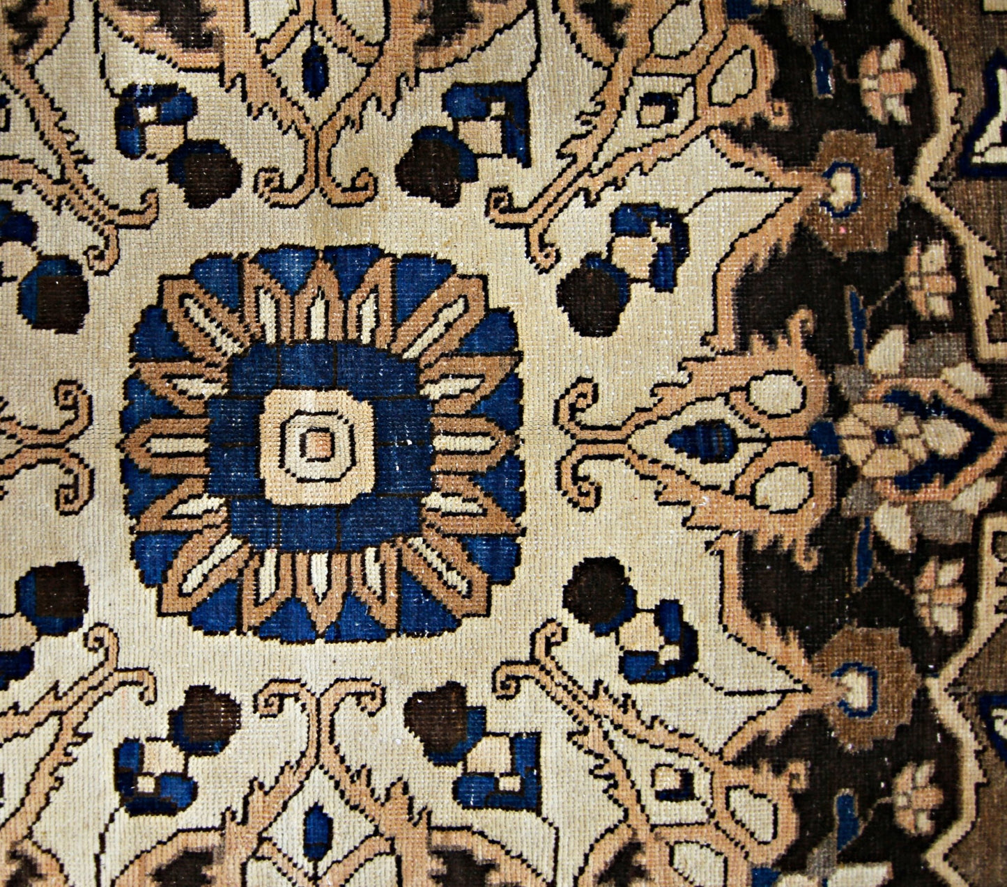 Handmade Vintage Persian Rug | 262 x 147 cm | 8'7" x 4'10" - Najaf Rugs & Textile