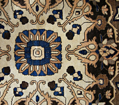 Handmade Vintage Persian Rug | 262 x 147 cm | 8'7" x 4'10" - Najaf Rugs & Textile