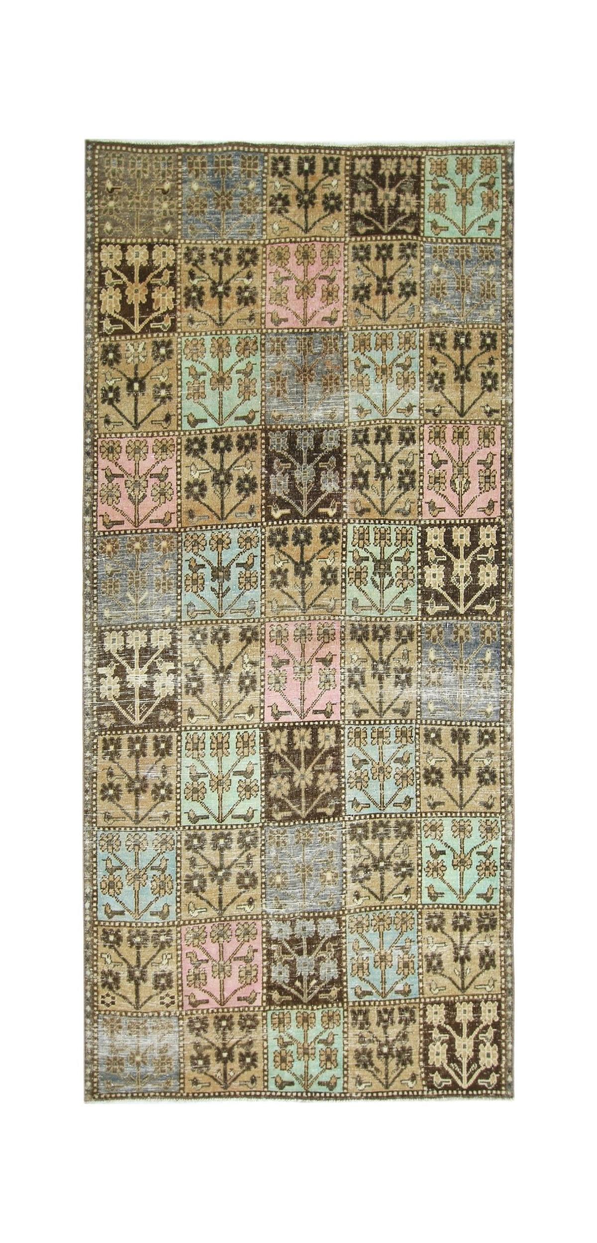 Vintage Persian Bakhtiari Rug